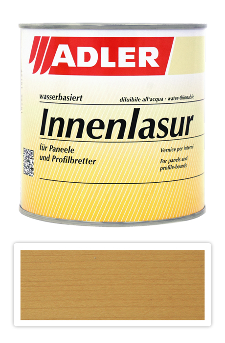 ADLER Innenlasur UV 100 - přírodní lazura na dřevo pro interiéry 0.75 l Dune ST 06/2