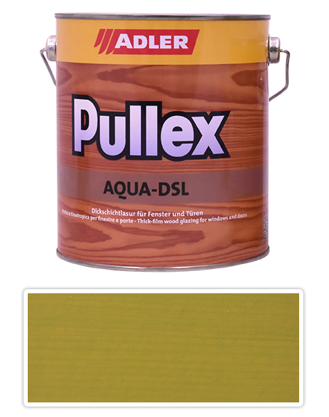 ADLER Pullex Aqua DSL - vodou ředitelná lazura na dřevo 2.5 l Eierlikör LW 08/4