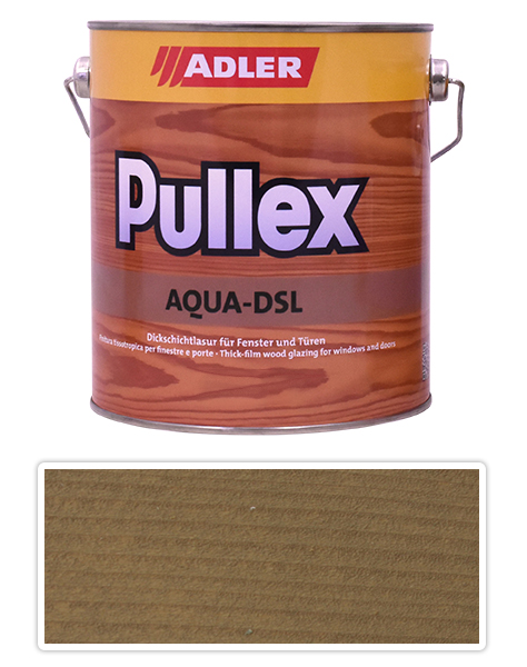 ADLER Pullex Aqua DSL - vodou ředitelná lazura na dřevo 2.5 l Nomade ST 06/5