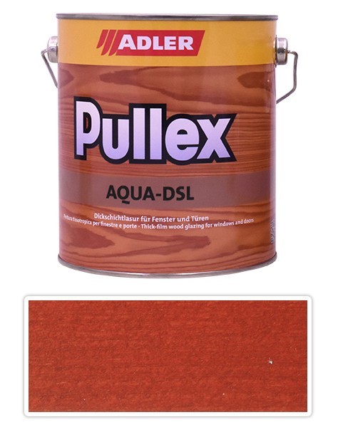 ADLER Pullex Aqua DSL - vodou ředitelná lazura na dřevo 2.5 l Rote Grutze ST 03/2