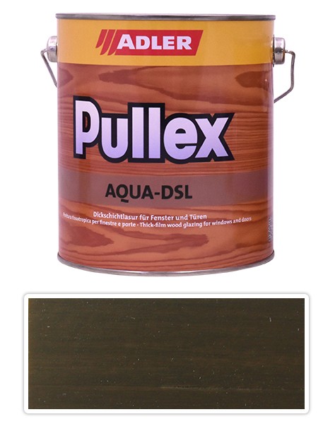 ADLER Pullex Aqua DSL - vodou ředitelná lazura na dřevo 2.5 l Steppe LW 05/3