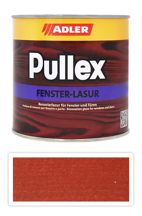 ADLER Pullex Fenster Lasur - renovační lazura na okna a dveře 0.75 l Rote Grutze ST 03/2