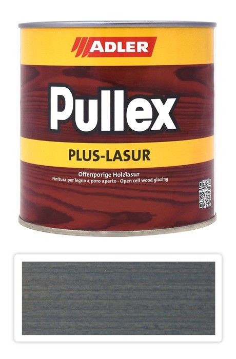 ADLER Pullex Plus Lasur - lazura na ochranu dřeva v exteriéru 0.75 l Blueberry LW 08/3