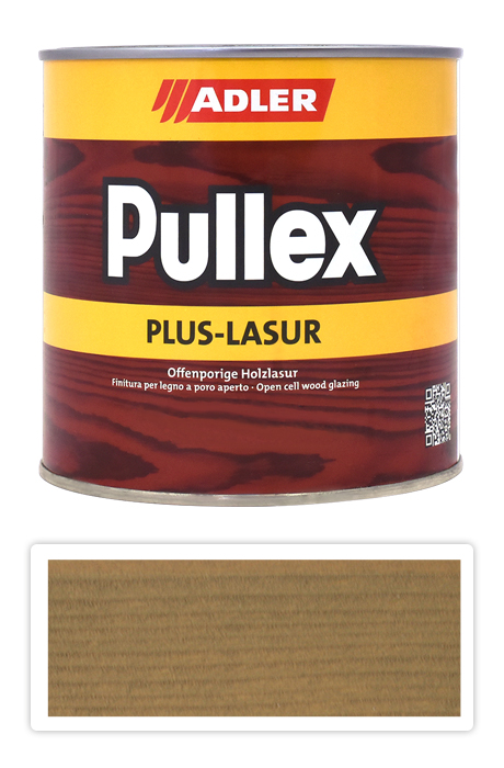 ADLER Pullex Plus Lasur - lazura na ochranu dřeva v exteriéru 0.75 l Rennmaus ST 05/1