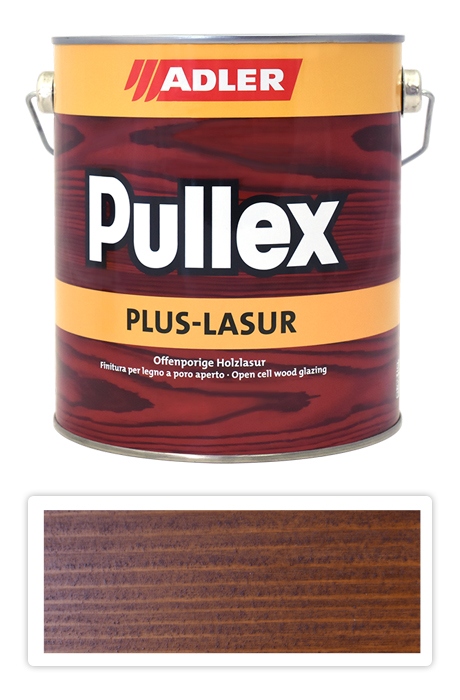 ADLER Pullex Plus Lasur - lazura na ochranu dřeva v exteriéru 2.5 l Ořech 50323