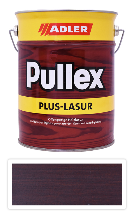 ADLER Pullex Plus Lasur - lazura na ochranu dřeva v exteriéru 4.5 l Afzelia 50422