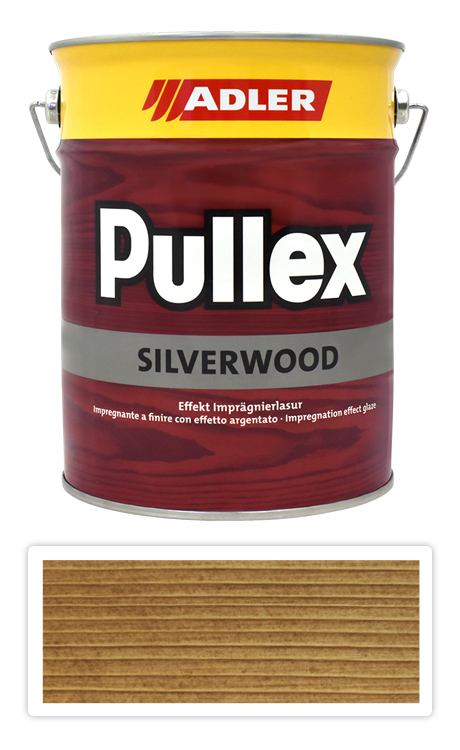 ADLER Pullex Silverwood - impregnační lazura 5 l Smrk - světle žíhaná 50507