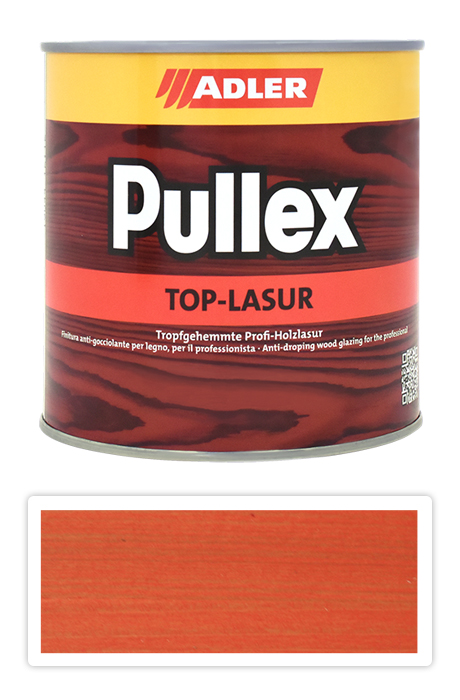 ADLER Pullex Top Lasur - tenkovrstvá lazura pro exteriéry 0.75 l Grosser Feuerfalter ST 08/4