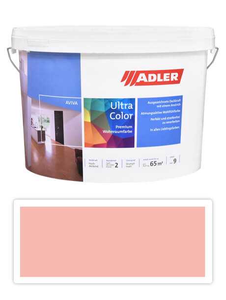 Adler Aviva Ultra Color - malířská barva na stěny v interiéru 9 l Prachtnelke AS 13/2