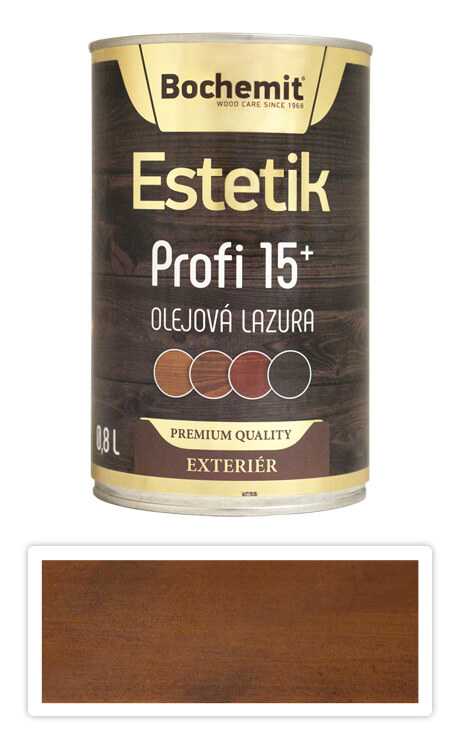 BOCHEMIT Estetik Profi 15+ olejová lazura 0.8 l Teak