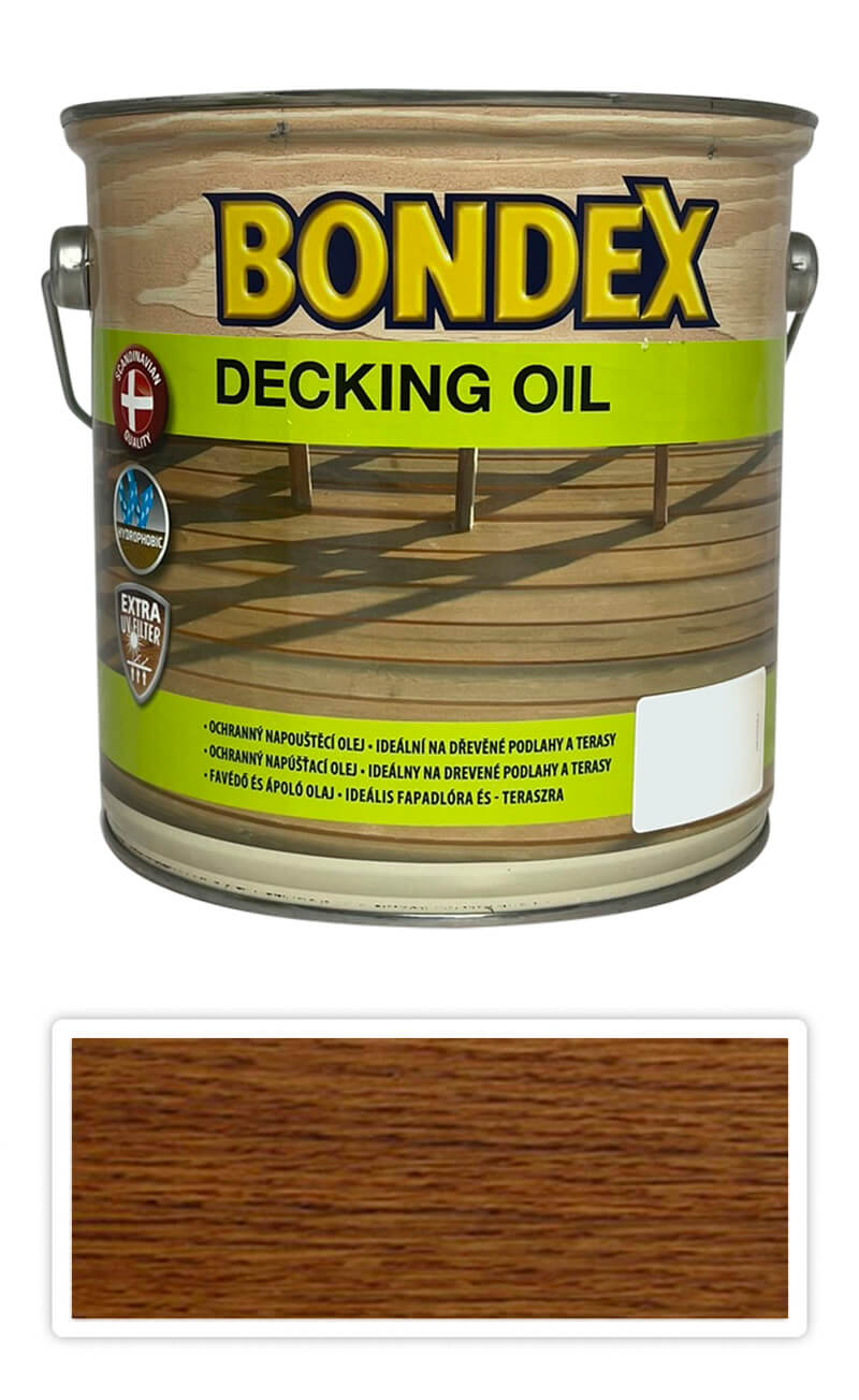 BONDEX Decking Oil - speciální napouštěcí olej 2.5 l Dub