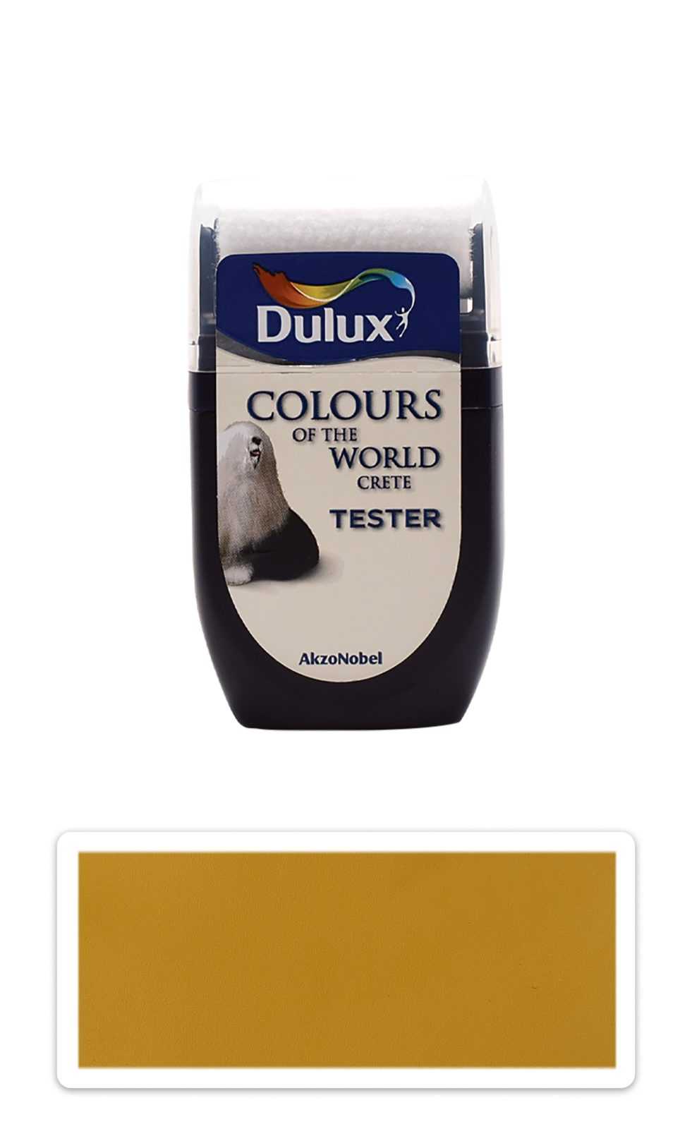 DULUX Colours of the World - matná krycí malířská barva 0.03 l Kořen kurkumy vzorek