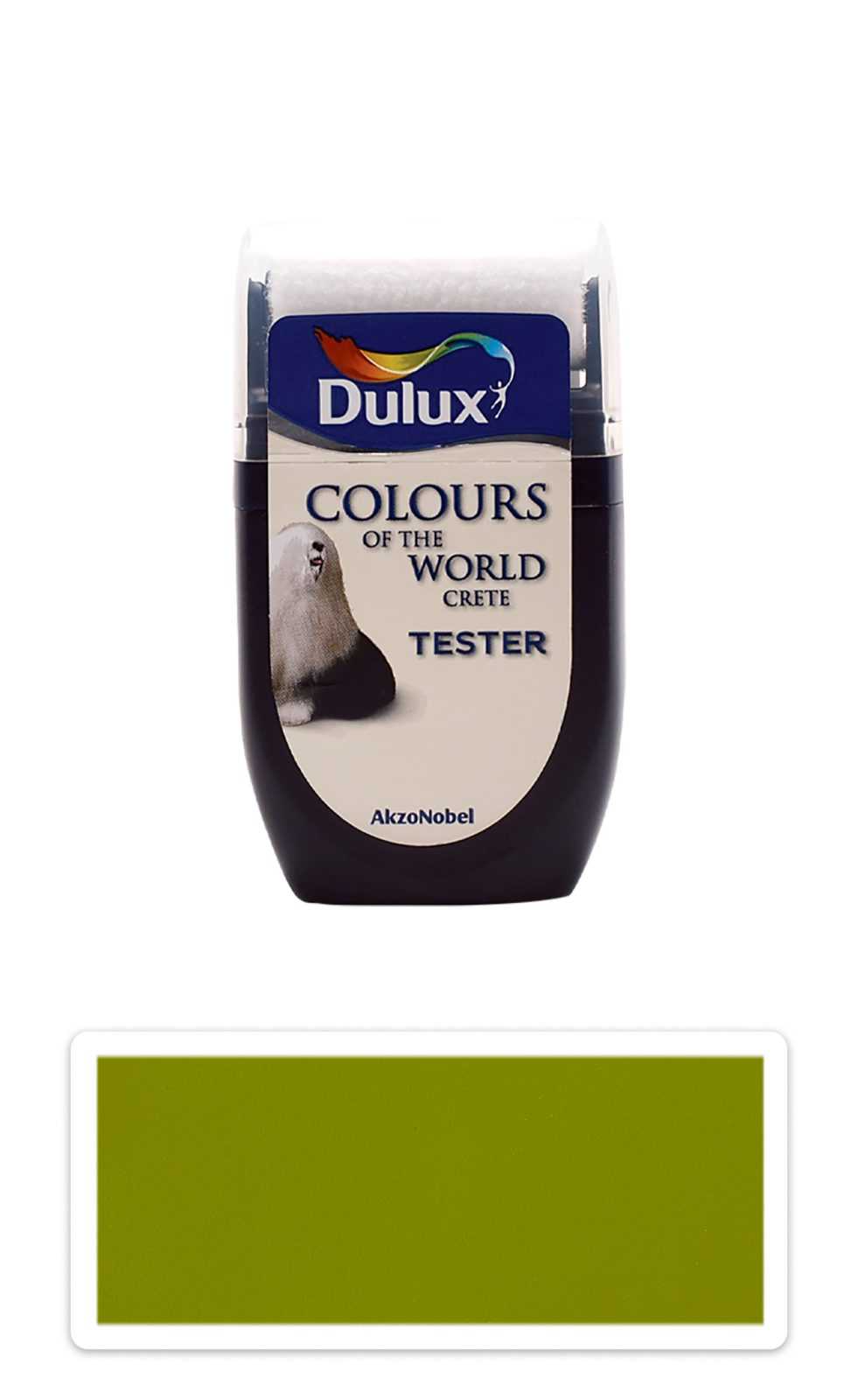 DULUX Colours of the World - matná krycí malířská barva 0.03 l Zelené terasy vzorek