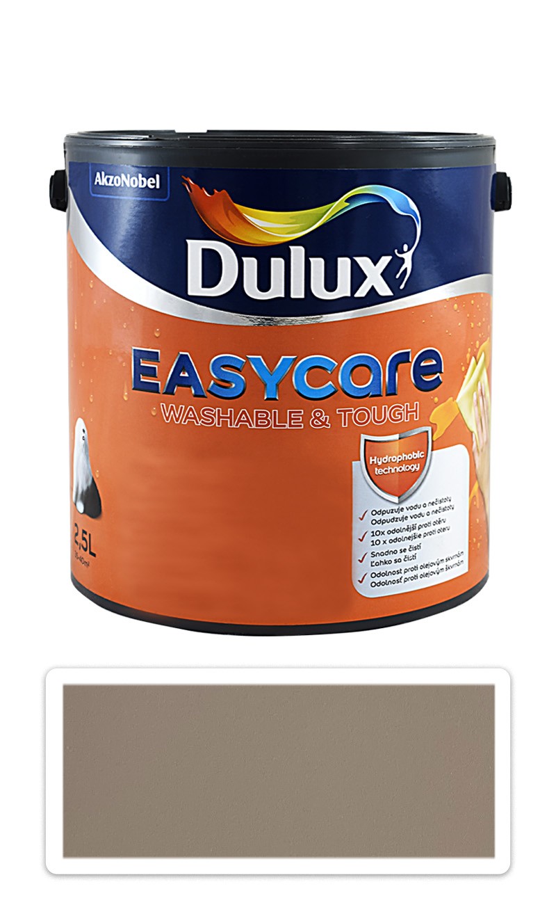 DULUX EasyCare - omyvatelná malířská barva do interiéru 2.5 l Kávová sušenka