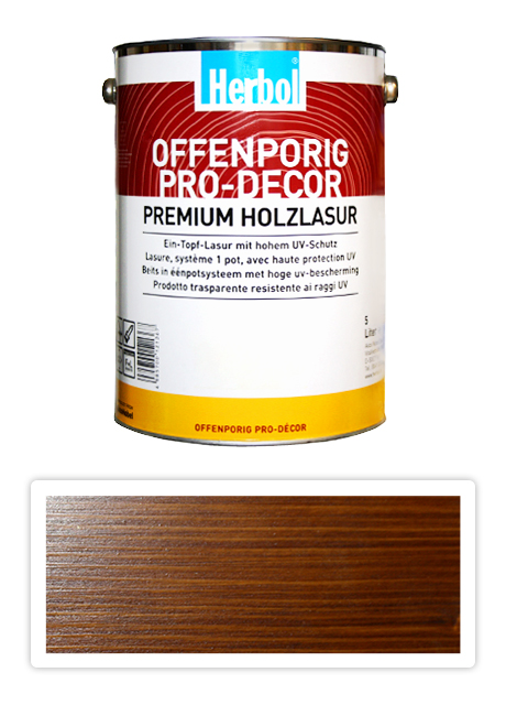 Herbol Offenporig Pro-decor 5l ořech 8405