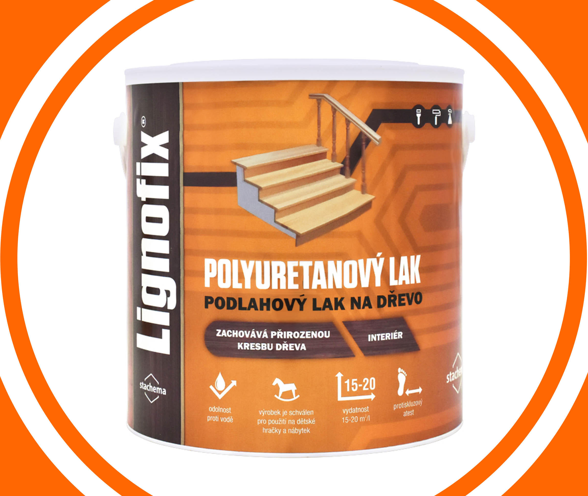 LIGNOFIX - polyuretanový lak 2.5 l Matný