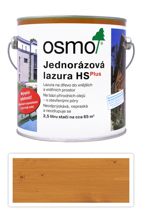 OSMO Jednorázová lazura HS 2.5 l Dub světlý 9206