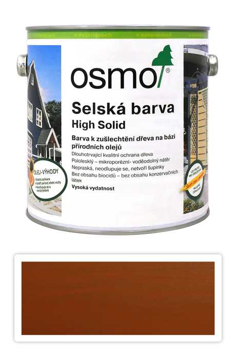 OSMO Selská barva 2.5 l Smrkově žlutá 2203