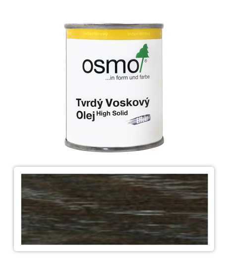 OSMO Tvrdý voskový olej Efekt pro interiéry 0.125 l Stříbrný 3091