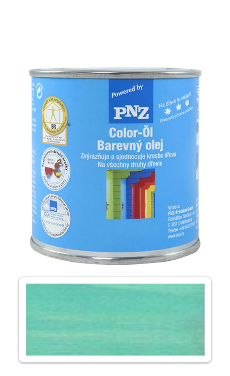 PNZ Barevný olej 0.25 l Pastelově zelený