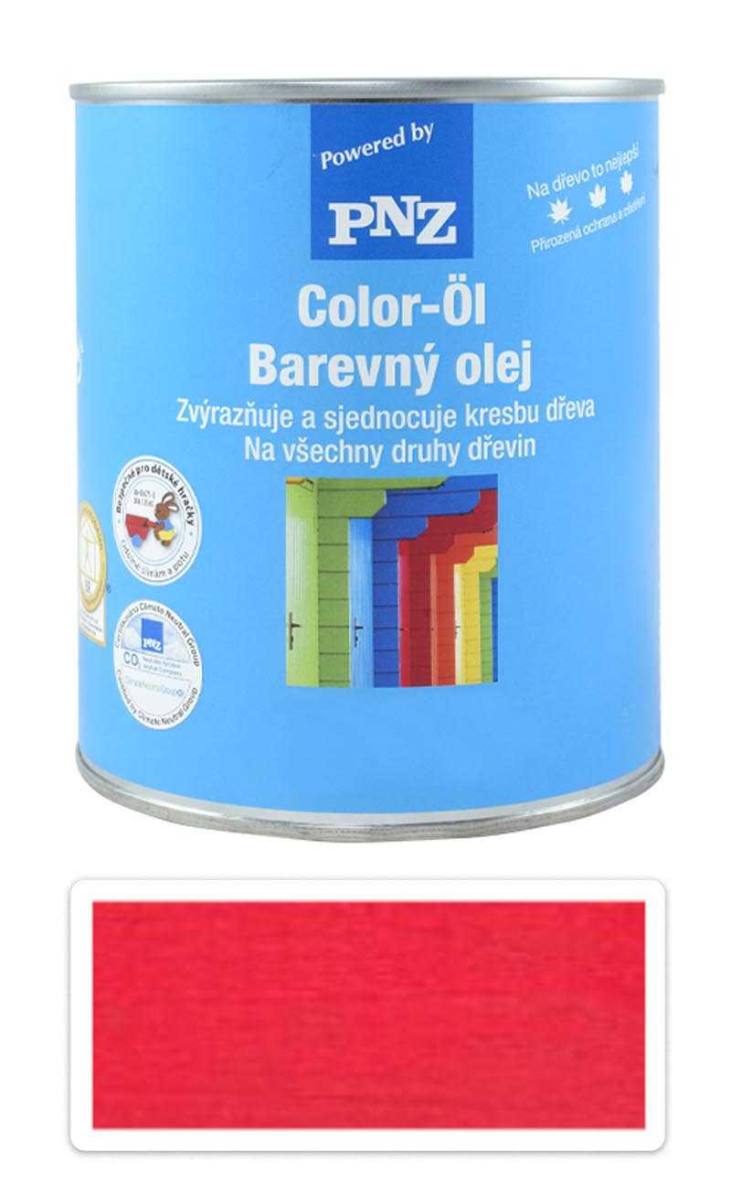 PNZ Barevný olej 0.75 l Makově červený