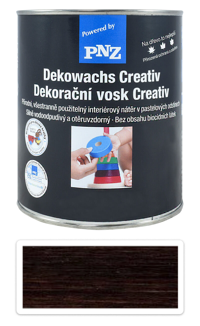 PNZ Dekorační vosk Creativ 0.75 l Černý