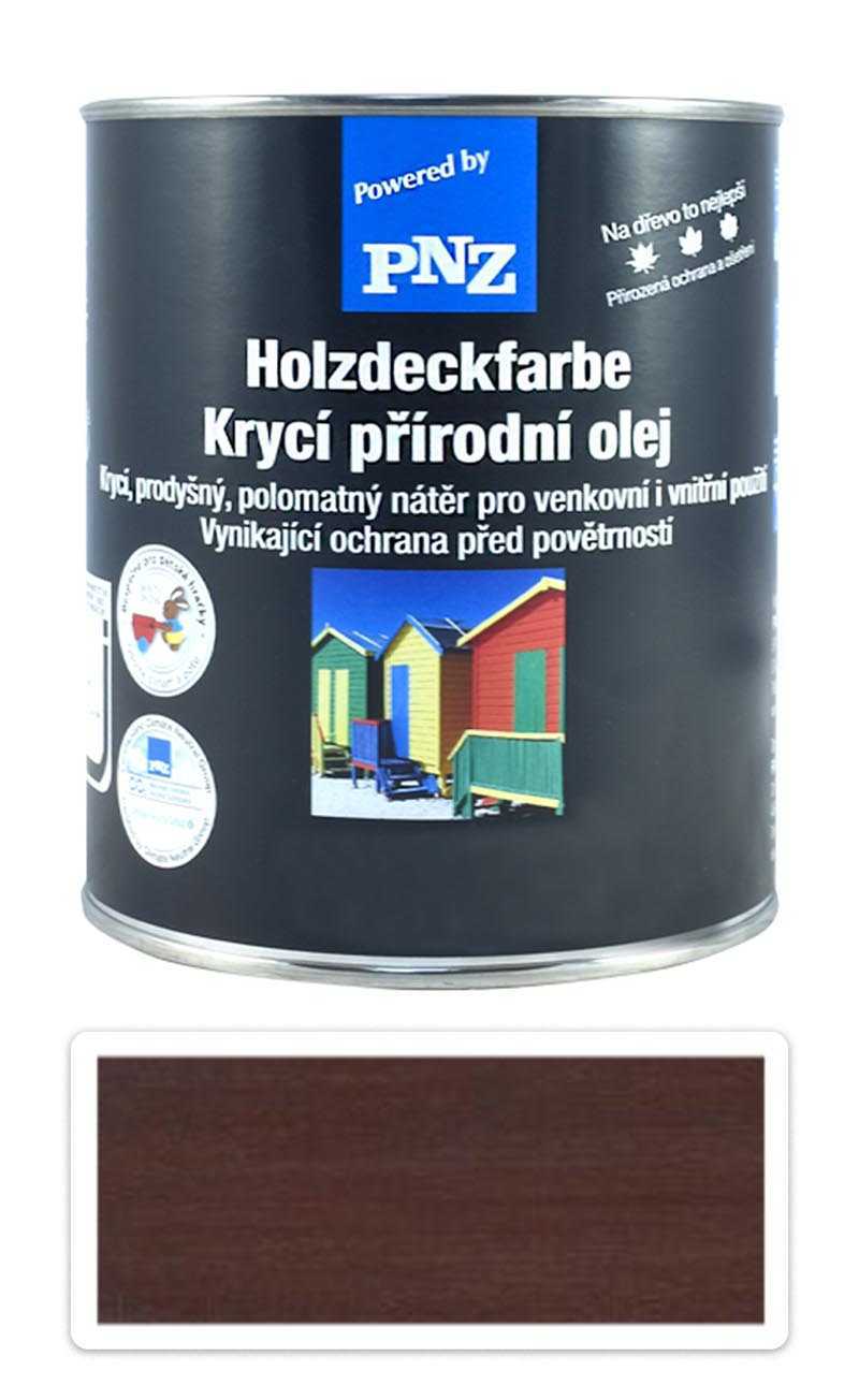 PNZ Krycí přírodní olej 0.75 l Tmavě hnědá