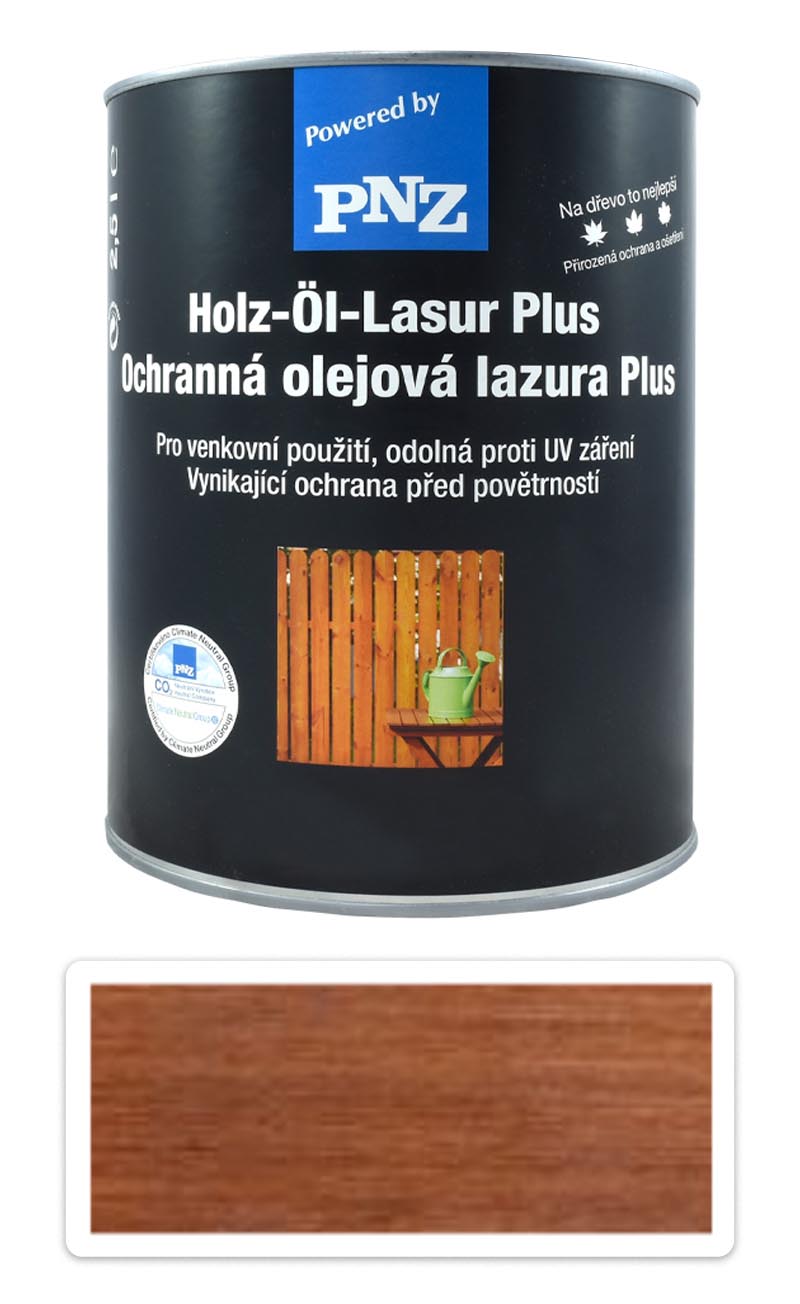 PNZ Ochranná olejová lazura Plus 2.5 l Teak