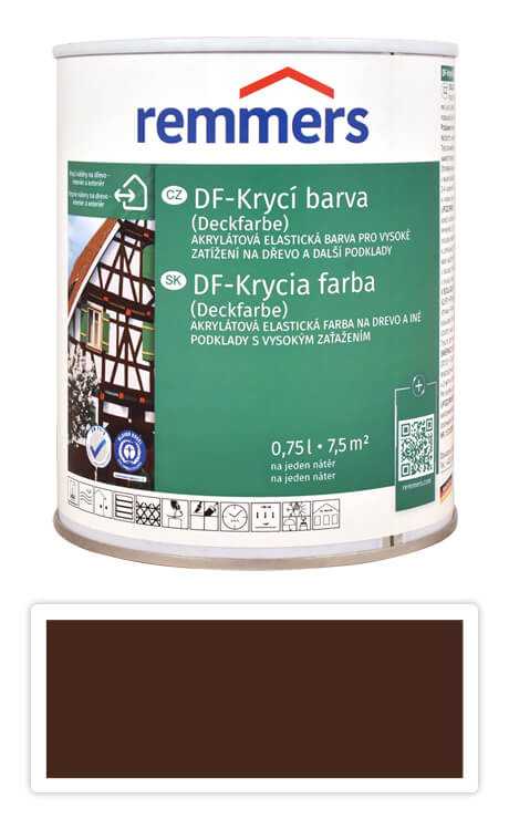 REMMERS DF - Krycí barva 0.75 l Nussbraun / Ořech