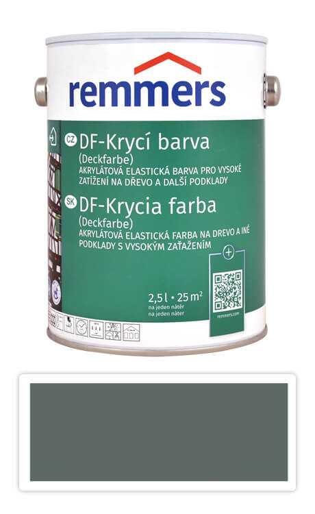 REMMERS DF - Krycí barva 2.5 l Dunkelgrau / Tmavě šedá