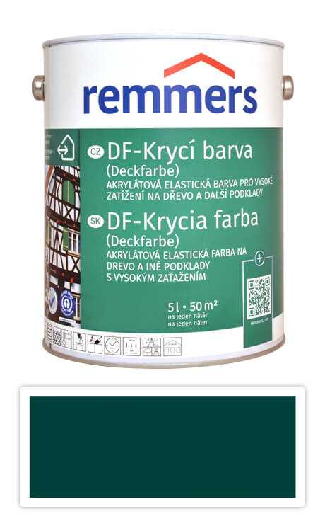 REMMERS DF - Krycí barva 5 l Flaschengrün / Lahvově zelená