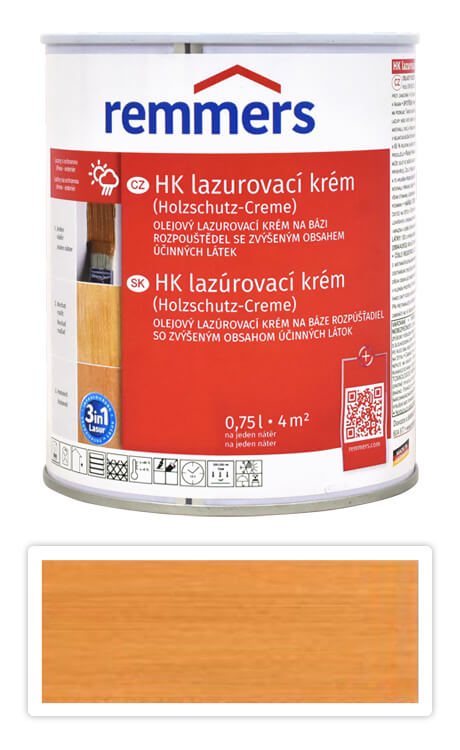 REMMERS HK lazurovací krém 0.75 l Pinie