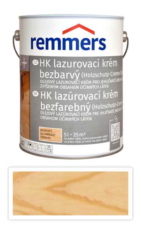 REMMERS HK lazurovací krém 5 l Bezbarvý