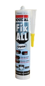 SOUDAL Fix ALL Crystal - lepicí tmel 290 ml