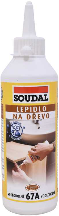 SOUDAL Lepidlo na dřevo 67A vodostálé 250g