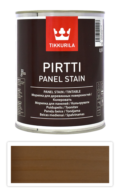 TIKKURILA Pirtti - vodou ředitelné mořidlo na dřevo v interiéru 0.9 l Ruoko 5070