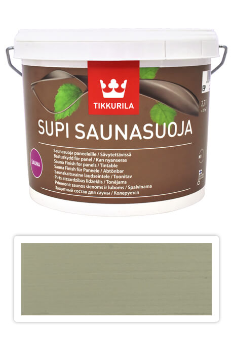 TIKKURILA Supi Sauna Finish - akrylátový lak do sauny 2.7 l Kaisla 5061