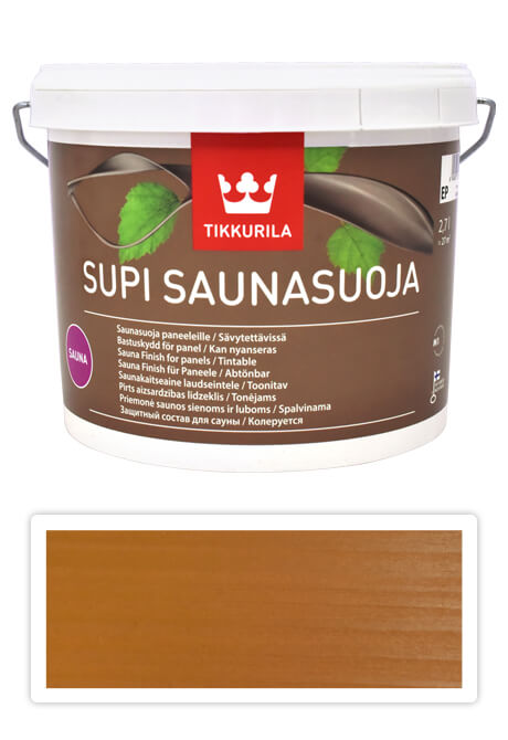 TIKKURILA Supi Sauna Finish - akrylátový lak do sauny 2.7 l Mesi 5050