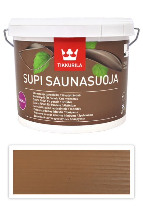 TIKKURILA Supi Sauna Finish - akrylátový lak do sauny 2.7 l Pihka 5051