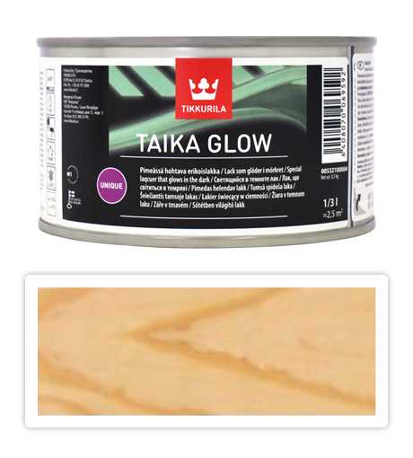 TIKKURILA Taika glow - speciální svítící lak 0.225 l