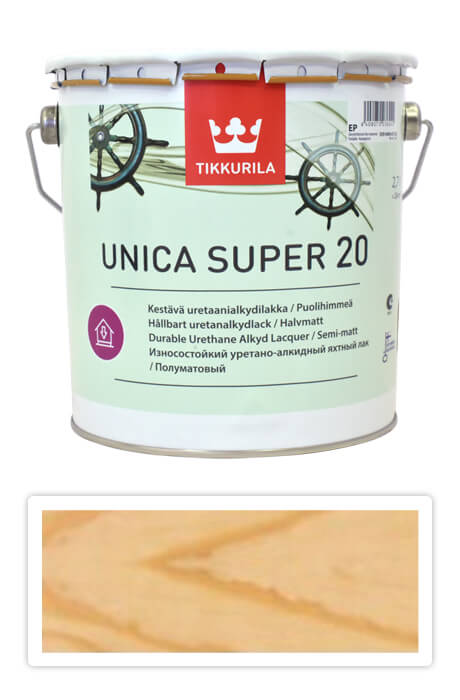 TIKKURILA Unica Super 20 - podlahový lak 2.7 l Polomatný