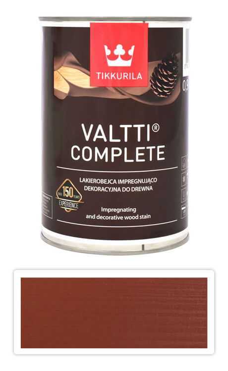 TIKKURILA Valtti Complete - matná tenkovrstvá lazura s ochranou proti UV záření 0.9 l Kettu 5056