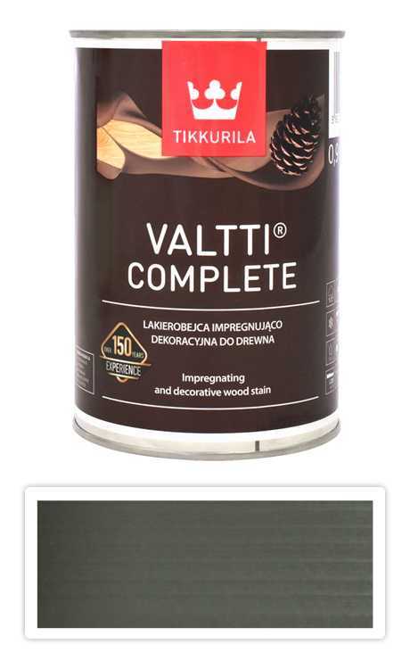 TIKKURILA Valtti Complete - matná tenkovrstvá lazura s ochranou proti UV záření 0.9 l Laavu 5082