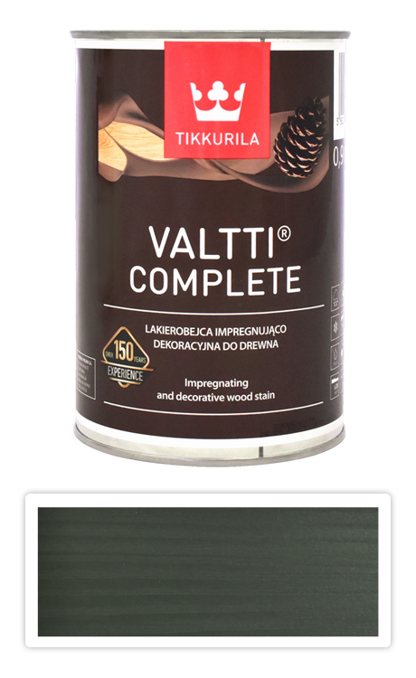 TIKKURILA Valtti Complete - matná tenkovrstvá lazura s ochranou proti UV záření 0.9 l Lehti 5066