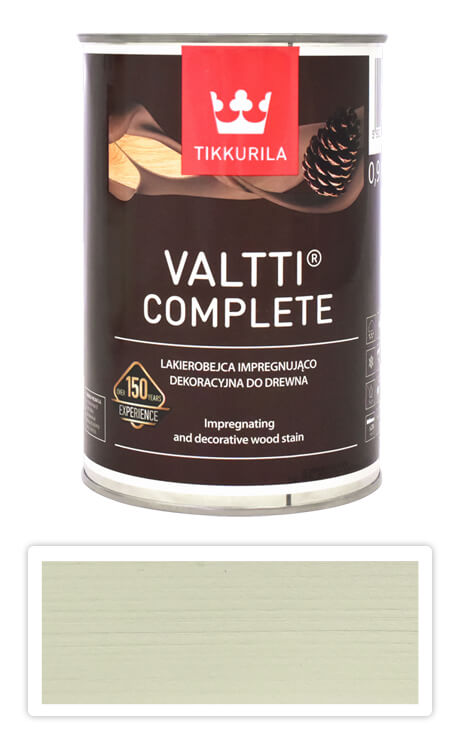 TIKKURILA Valtti Complete - matná tenkovrstvá lazura s ochranou proti UV záření 0.9 l Lumi 5060