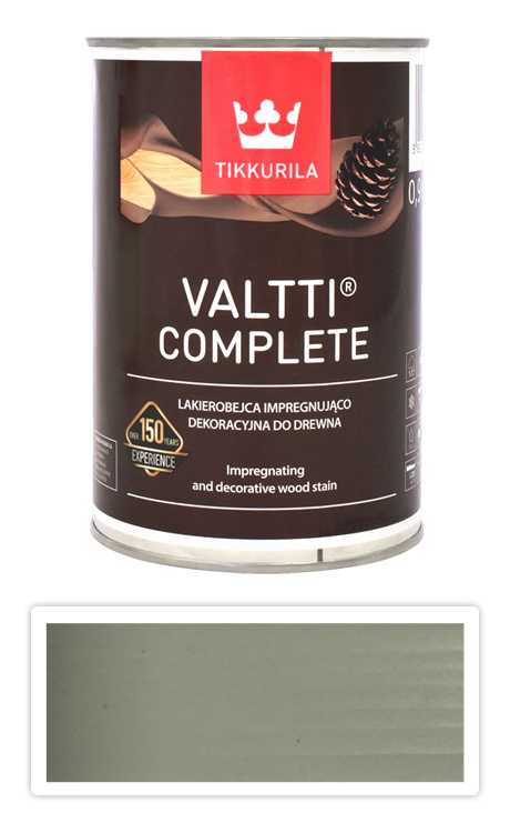 TIKKURILA Valtti Complete - matná tenkovrstvá lazura s ochranou proti UV záření 0.9 l Vasa 5080