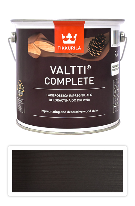 TIKKURILA Valtti Complete - matná tenkovrstvá lazura s ochranou proti UV záření 2.7 l Karhu 5074