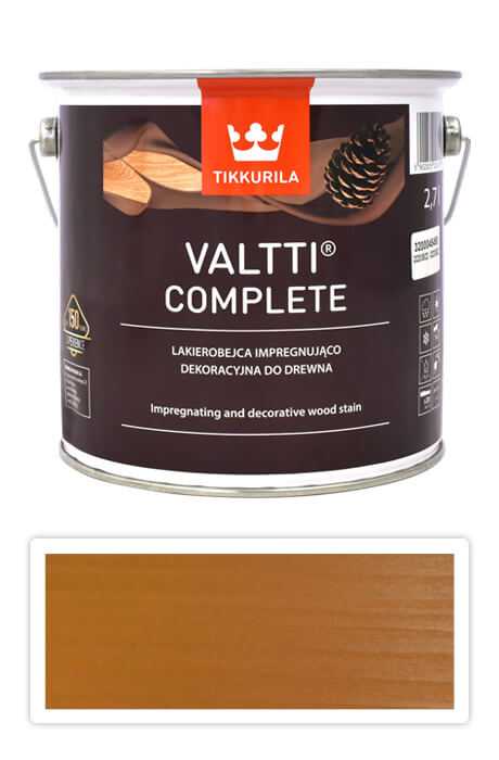 TIKKURILA Valtti Complete - matná tenkovrstvá lazura s ochranou proti UV záření 2.7 l Mesi 5050