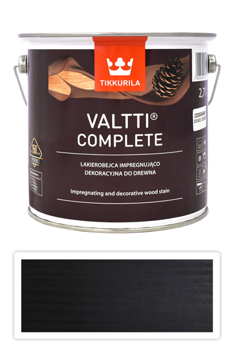 TIKKURILA Valtti Complete - matná tenkovrstvá lazura s ochranou proti UV záření 2.7 l Piki 5089