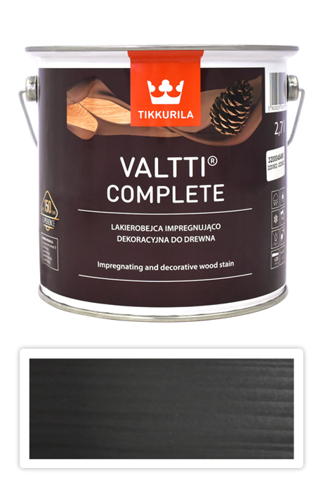 TIKKURILA Valtti Complete - matná tenkovrstvá lazura s ochranou proti UV záření 2.7 l Turve 5088